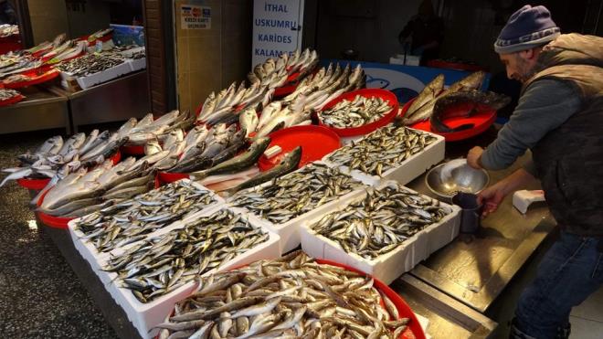 "SEZONDAN UMUDUMUZ YOK"    Balk esnaflarndan Serdar Korkmaz, hamsinin hi gelmediini, istavritin de azala getiini ifade ederek ?Taze hamsi hi yok. Bundan sonra sezon byle gider, istavritlerle sezonu kapatacaz. Daha nce 15-20 TL?ye sattmz mezgitin u anda kilosu 35 TL. Bundan sonras iin sezondan pek umudumuz yok? diye konutu.