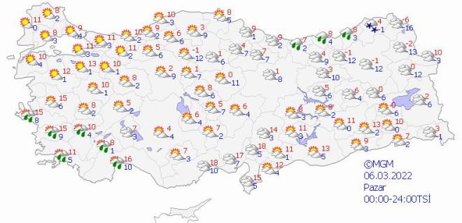 Gneydou Anadolu: Paral ve ok bulutlu, aralkl yamur ve saanak yal geecei tahmin ediliyor. Yalarn, kuzey va bat kesimleri ile Batman ve Siirt evrelerinde yer yer kuvvetli olmas bekleniyor.