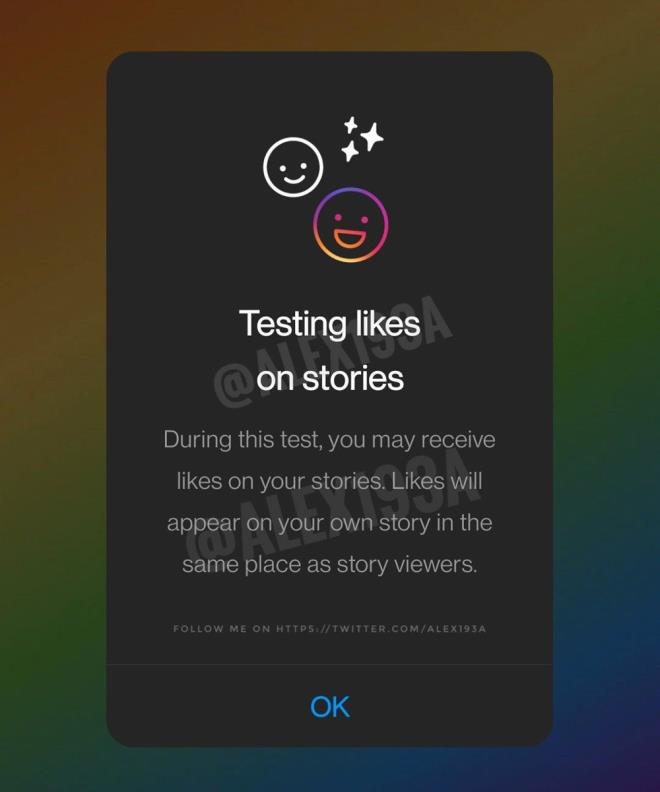 irket hikayelerde kullanlmak zerine yeni bir zellik gelitiriliyor.     Son haberlere gre bu zelliin test sreci balad.     Artk atlan story'ler iin beeni imkan olacak. Mesaj gnder iaretinin yannda ufak bir kalp kacak ve oradan beeni atlabilecek.     Bu zellik henz snrl sayda kullancya ald.     Trkiye'den de baz kullanclar zellie eritiini belirtti.