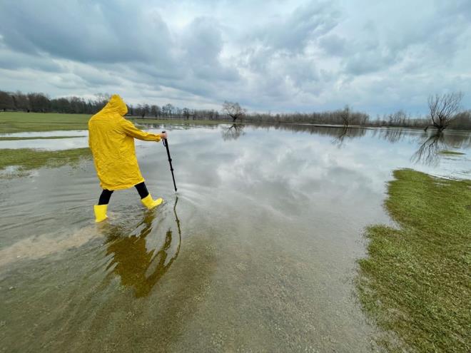 BAZI ARAZLER SU ALTINDA KALDI    stanbul'a ime suyu temin edilen Melen ay ile Efteni Gl havzalar, son yalarla suya doydu.    SK koruma alan ierisinde bulunan Dzce'nin Glyaka ilesindeki Melen ay'nn doduu blge ile Efteni Gl havzasnda, son dnemde etkili olan yamur ve eriyen karla, baz araziler su altnda kald.    Havzadaki araziler, sular altndaki grntsyle adeta longozu andryor.