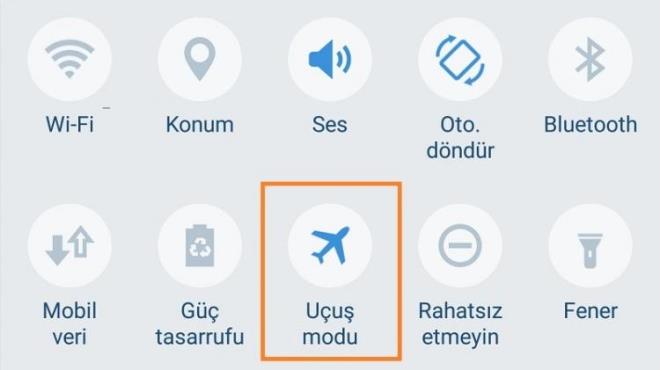 arjnz bitmek zereyken telefonu kullanmadnz anlarda uak moduna almanz, tm sinyaller kesileceinden dolay sreyi de uzatr. Bylece acil durumlar iin hala arjnz kalm olur.