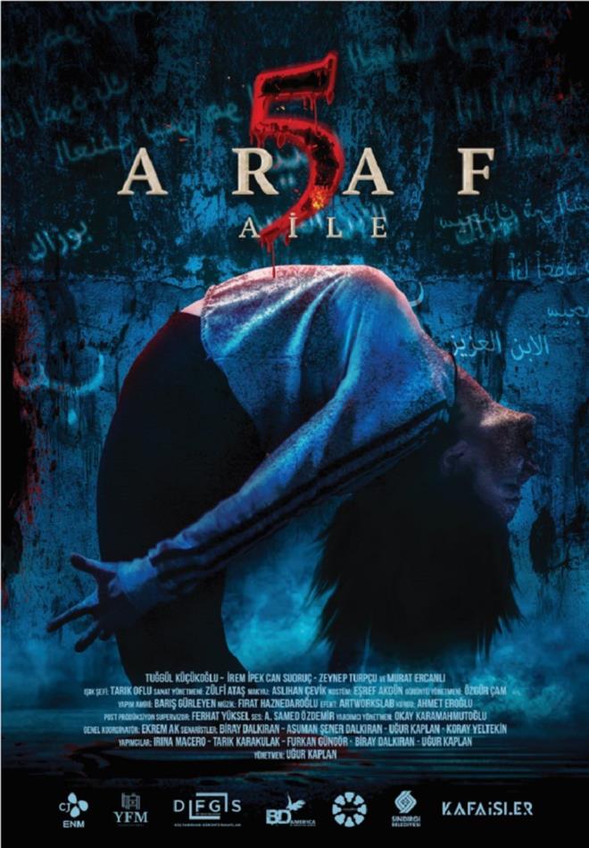 Araf 5: Aile  <br>  Uur Kaplan'n ynettii, Hazal zbal, Ezgi rem Mutlu, Doukan Oltulu ile Levent Kahraman'n oynad 'Araf 5: Aile,' yerli korku filmi merakllarnn ilgisini ekmeyi hedefliyor.