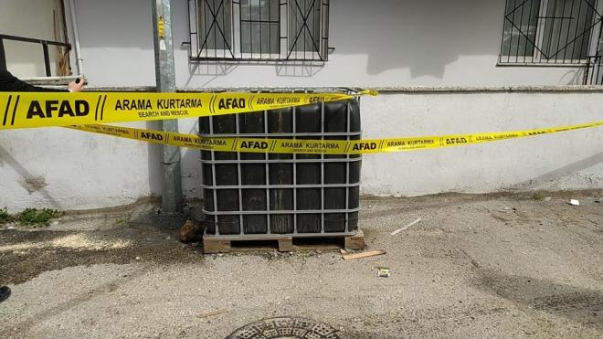 Vanas alan varilde bulunan kimyasal madde btn sokaa yayld.