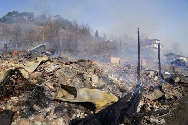 Olay yerine ulaan ekipler yangn sndrmek iin alma balatt. Ekiplerin uzun uralar neticesinde yangn kontrol altna alnabildi.