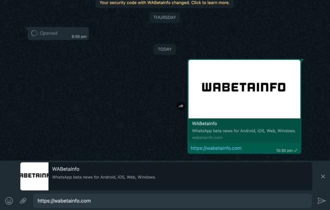 LNK NZLEME  <br>  WhatsApp'n uygulama versiyonunda paylalan linkler iin nizleme kyor ancak bu durum WhatsApp Web ve masast iin geerli deil.     irket yapt son gncellemeyle masast uygulamas WhatsApp Destkop'ta link nizlemesine izin veriyor.   <br>  HATALAR DZELTLD  <br>  WhatsApp hem web hem masast srmnde nceden link nizlemesi mmknd. irket oklu cihaz destei uygulamasn yayna aldktan sonra sistem hata verdi ve nizlemeler kayboldu.    irket oluan buglar zd.