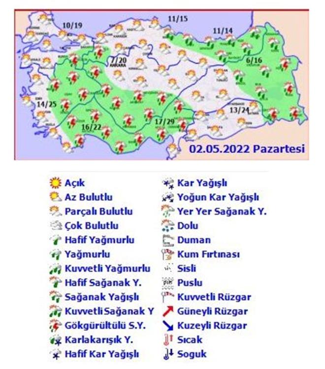BAYRAMIN 1.  GN HAVA DURUMU NASIL OLACAK?