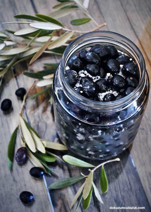 YAPILII:  <br>  Hibir ilemden gememi zeytinleri kavanoza koyun. Bir kat zeytin, stne kaya tuzu olacak ekilde sralayn. Karmas iin de ara ara kavanozu sallayn. Zeytinin tmn kavanoza koyduunuzda elinizde hl kaya tuzu kaldysa, hepsini stne ekleyin. Son olarak sirkeyi de ekleyip kavanozu kapatn. Bir-bir buuk ay sonra fermente siyah zeytininiz yenmeye hazr!  <br>  TE BU KADAR...
