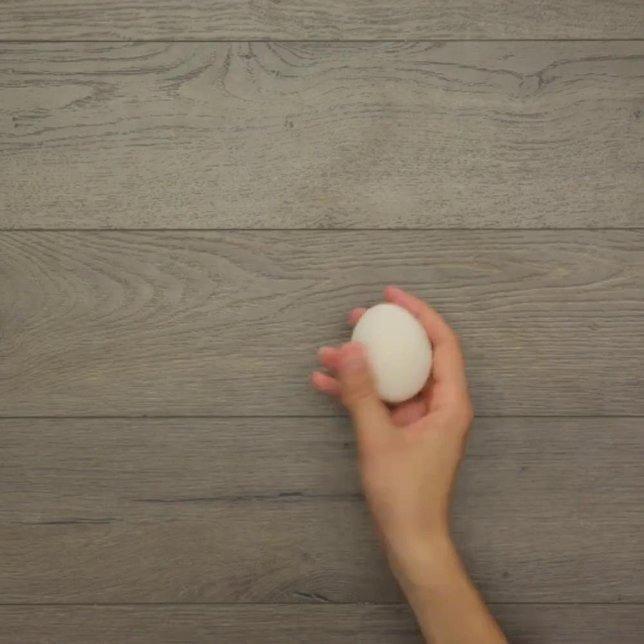 Yumurtadan top elde etmek ite bu kadar kolay.