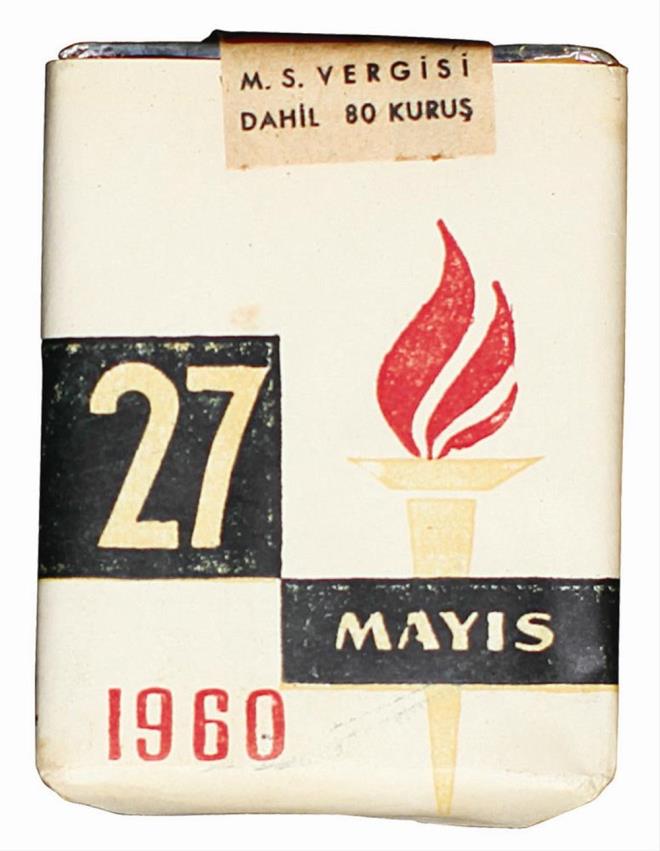 27 Mays 1960 darbesinden sonra, Tekel zel bir sigara kard. 27 Mays sigarasnn paketini tannm grafiker Atf Tuna tasarlamt.