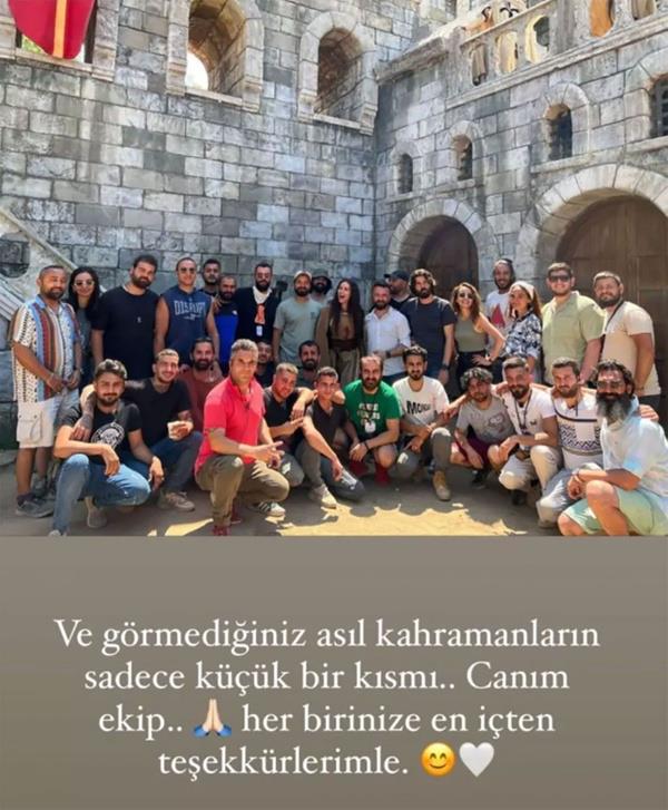 Veda mesaj<br>  zleyiciler, Aka Hatun'un hikayesinin bitmesine zlrken Fahriye Evcen, sosyal medya hesab Instagram zerinden veda paylam yapt.