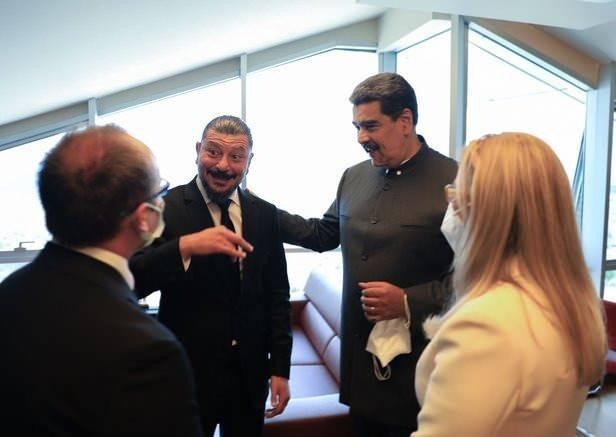 te, Maduro'nun ziyaretinden kareler...