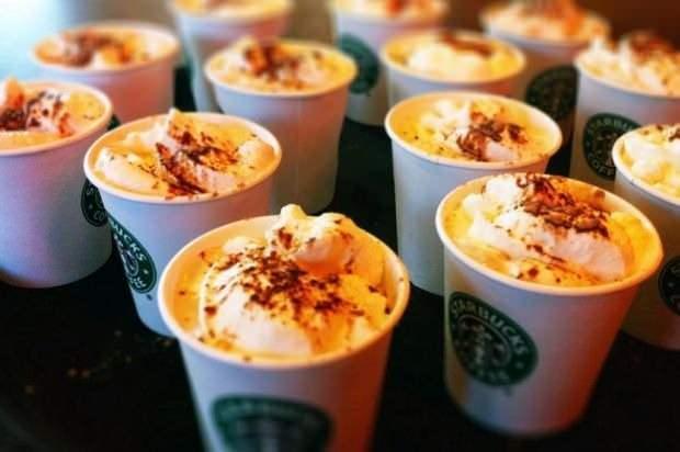 Pumpkin spice latte: 310 kalori