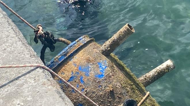 Tonoz, kepe yardmyla karaya karld.