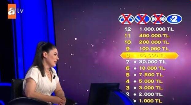 Yarmac soru daha ilerlese de soruya doru cevap veremedi.