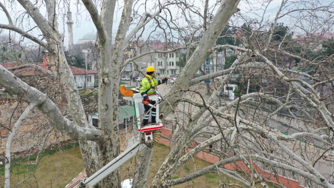nar Hekimleri&#8232;<br>nar aalarnn korunarak gelecee miras olarak braklmasna byk nem verdiklerini belirten Bakan Akta, aa bakmlarn dantel iilii inceliinde yaptklarn syledi. Bursa?nn bir Osmanl ehri oyduunu ve Osmanl demenin nar demek anlamna geldiini ifade eden Bakan Akta, ?Bata nar aalar olmak zere Bursa?mzda 1240 civarnda ant aacmz var. 100 yl ile 600 yllk mrleri olan aalar. Bykehir Belediyesi olarak Bursa Teknik niversitesi ile ok gzel bir projeye imza attk. Ant aalarmz Bursa tarihinin ahitleri. Ant aalarmzn korunmas ve gelecee miras olarak braklmas bizler iin byk nem tayor. Farkl ehirlerimizde brakn tedavi etmeyi, onlar rehabilite etmeyi, kesilerek ortadan kaldrlrken, biz bir dantel iilii inceliinde bunlara tek tek el atyoruz. Tarm ve Peyzaj A.. marifetiyle ncelikle ant aalarmzn sorunlarn belirleyip zme ulatrmak iin hzla hareket ediyoruz. ehrimizin ss olarak kenti saran asrlk nar aalarmzn periyodik bakm ve restorasyon almalarn uzman ekibimiz ve Bursa Teknik niversitesi ibirliinde gerekletiriyoruz. Ant aalarmz iin gece gndz canla bala alan, beyaz nlkleriyle bir doktor nezaketinde ve zarafetinde alan uzman ekibimize de nar Hekimleri adn verdik ve bu ismin patentini de aldk? diye konutu.&#8232;