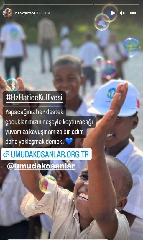 "OCUKLAR KAVUMAK ZERE" DYEREK DUYURDU    zelik bu zel proje iin "Yapacanz her destek ocuklarnzn neeyle koturaca yuvamza kavumamza bir adm daha yaklamak demek" notuyla duygulandran bir istekte bulundu.