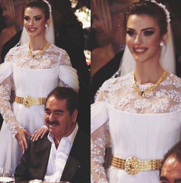 brahim Tatlses gelini Yasemin efkatli'yede altn kemer takmt.