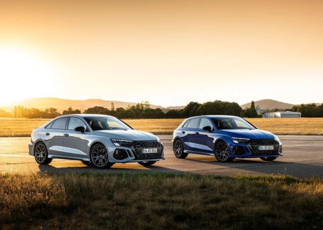 Audi, RS 3 modelini daha hzl ve daha performansl hale getirdii RS 3 Performance srmn tantt.