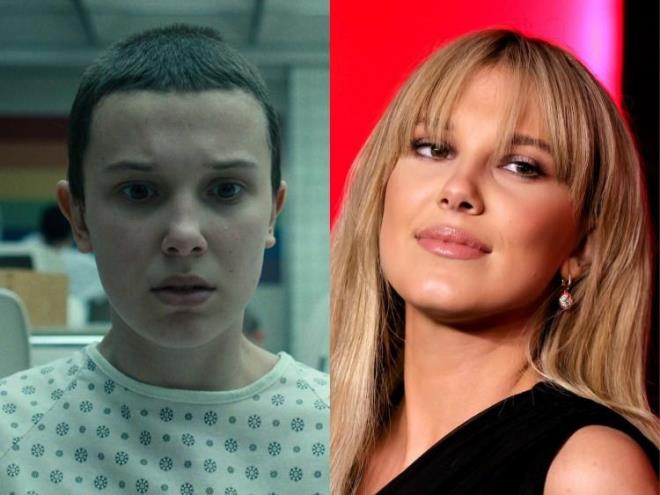 9- MLLE BOBBY BROWN    zlenme rekorlar kran Stranger Things dizisiyle byk baar yakalayan ocuk yldz Millie Bobby Nrown bu sene 2 milyon 782 bin kez Google'da aratld.