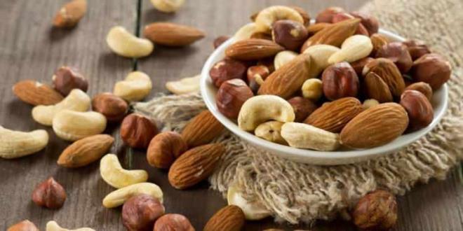 Ceviz, fndk ve badem gibi kuruyemiler