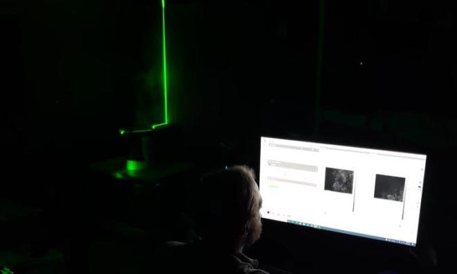 Crimaldi, "Bu aerosol paracklarnn bir ekilde havada szleceini bekliyorduk, ancak bir roket gibi hzl hareket ettiler" dedi.