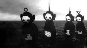 LDRP AYN YAPTILAR    Teletabiler'in 1989 ylnda yaynlanan son blmndeki grntlerle, ocuklar ve yetikinler cinayete tevik edilmiti.