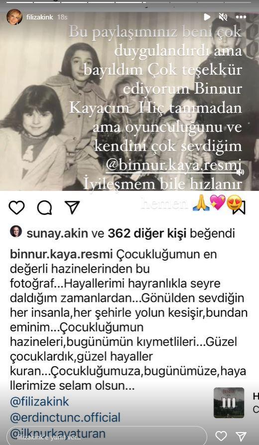 "DAHA HIZLANIR YLEMEM"    Akn, "ok teekkrler bu gzel paylam beni ok duygulandrd. Hemen hikayemde paylatm. Hem mutlu etti hem de sevgi mesaj ameliyatl kulamn acsna iyi geldi. Daha hzlanr iyilemem" mesajn yazd.