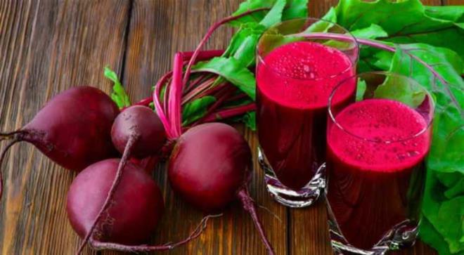 Malzemeler:<br>    - Bir pancar  - ki havu  - Bir elma