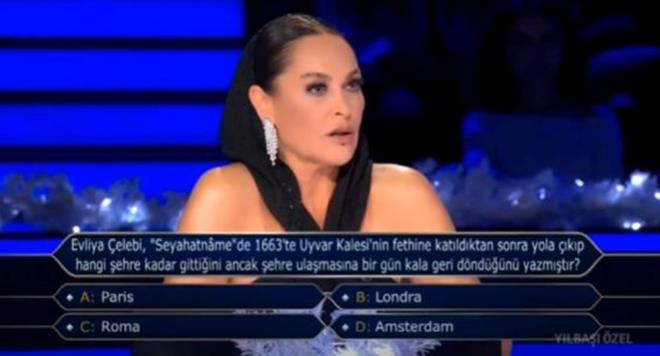 400 B�N TL'L�K SORUDA �EK�LD�<br>    Bu hikayeye �ok �a��ran H�lya Av�ar, 400 bin TL'lik soruyu yan�tlamay� tercih etmedi ve yar��madan �ekildi.