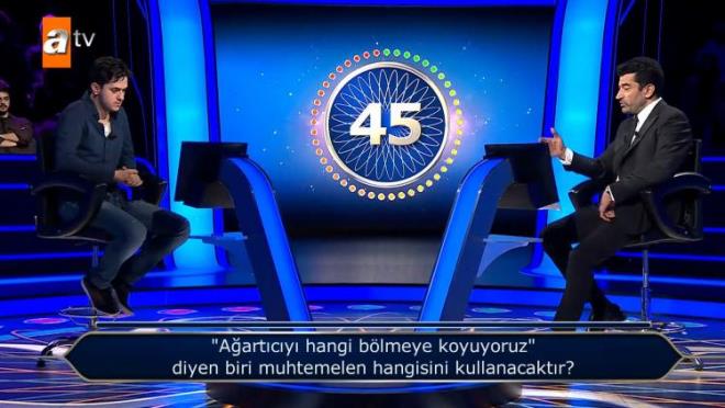 lk sorular kolaylkla yantlamay baaran gen yarmac, adm adm 1 milyonluk dle doru ilerlemeye balad.