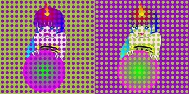 Soldaki kzn teni pembeye yakn sadakinin sarya yakn grnse de ikisinin de renkleri ayn.