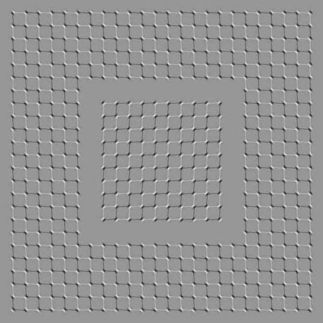 Resmi yukar aa kaydrdnzda kareler hareket ediyor.