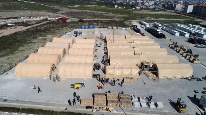 Ylmaz, yardm gnderen ABD ulusuna, ordusuna ve kendilerine destek olan herkese teekkr etti.