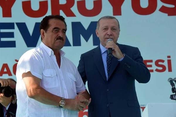 Erdoan'n anlurfa'daki al programnda sahneye kan brahim Tatlses, "Bize Cumhurbakanmz yeter gerisi te go ti  goti. Cumhurbakanmz nereye biz oraya. Son nefesime kadar da Cumhurbakanmzn yanndaym..." demiti.