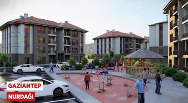 Bakan Kurum yapt paylamda, "Tarihiyle, kltryle, sanatyla, doasyla bu corafyay yeniden ayaa kaldracaz! Yapacamz tm konutlar bu anlayla ina edeceiz. Gaziantep?imize yapacamz 27 bin 962 konut, 12 bin 607 ky evi de Gaziantep?e zg olacak, Gaziantep?in ruhunu yanstacak." ifadelerine yer verdi.