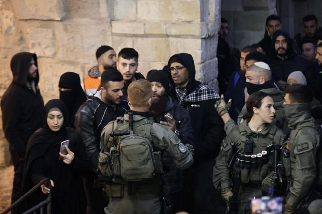 Bu srail glerinin son 24 saatte Mescid-i Aksa'ya yapt 3. baskn oldu.