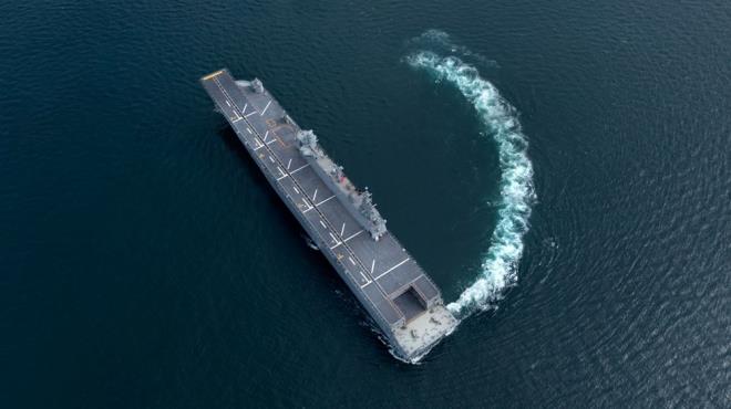 Gemi, Cumhurbakan Recep Tayyip Erdoan'n katlaca trenle bugn Cumhurbakanl Savunma Sanayii Bakanl tarafndan Deniz Kuvvetleri Komutanlna teslim edilecek.