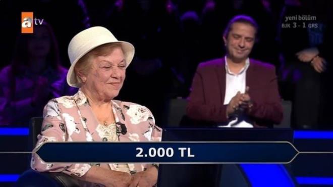 ��te , 400 bin TL'lik soruya ula�an 90 ya��ndaki yar��mac�n�n muhte�em perfomans�yla geceye damga vurdu�u anlar...