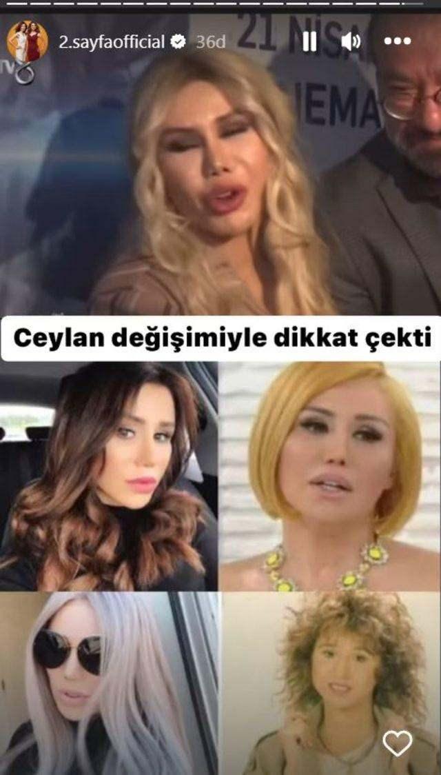 Sunucu Mge Dastanl Ceylan' grnce "Kilo deil dolgu, estetik konusunda kendisiyle bark... u haline kendi de baksa beeneceini dnmyorum dolgular fazla kam. Ya ok ileride deil ki, gzn alt dudak altna kadar oynamyor" dedi