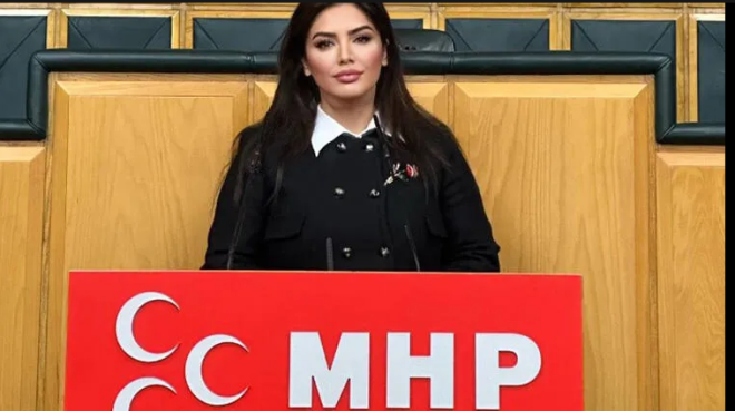 MHP Mula Milletvekili aday oyuncu zlem Balc da seilemedi.