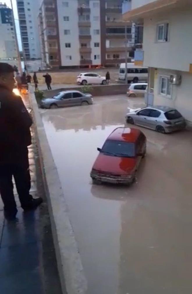 Tarsus le Tarm ve Orman Mdr Hayri Erdoan, Cinky ve iritepe kavandaki derenin tamas nedeniyle evresindeki arazilerin sular altnda kaldn, Sayky ve Dedeler mahallelerinde de yamurla kark dolu yadn syledi.