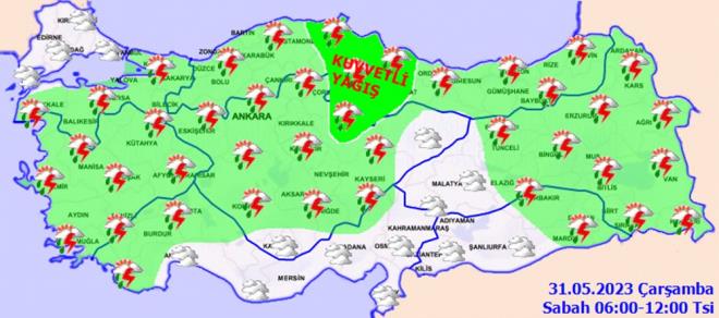 EGE BLGESNDE HAVA DURUMU NASIL OLACAK?    Paral ve ok bulutlu, blge genelinin yerel olmak zere saanak ve gk grltl saanak yal geecei tahmin ediliyor. Yalarn blgenin i kesimlerinde yer yer kuvvetli olmas bekleniyor.<br>  A.KARAHSAR C, 21C    Paral ve ok bulutlu, yerel olmak zere saanak ve gk grltl saanak yal geecei tahmin ediliyor. Yalarn yer yer kuvvetli olmas bekleniyor.<br>  DENZL C, 26C    Paral ve ok bulutlu, yerel olmak zere saanak ve gk grltl saanak yal geecei tahmin ediliyor. Yalarn yer yer kuvvetli olmas bekleniyor.<br>  ZMR C, 26C    Paral ve ok bulutlu, yerel olmak zere saanak ve gk grltl saanak yal geecei tahmin ediliyor. Yalarn i kesimlerinde yer yer kuvvetli olmas bekleniyor.<br>  MULA C, 23C    Paral ve ok bulutlu, yerel olmak zere saanak ve gk grltl saanak yal geecei tahmin ediliyor. Yalarn i kesimlerinde yer yer kuvvetli olmas bekleniyor.