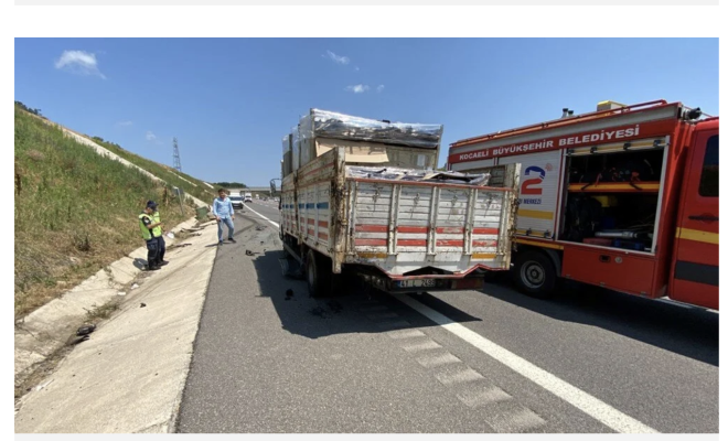 hbar zerine adrese ulaan itfaiye ekipleri yaral R.A.?y skt yerden karmak iin alma balatt. Skt yerden karlan R.A., salk ekiplerine teslim edildi.