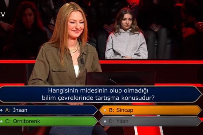 Fakat doru yant C kk Ornitorenk olacakt.