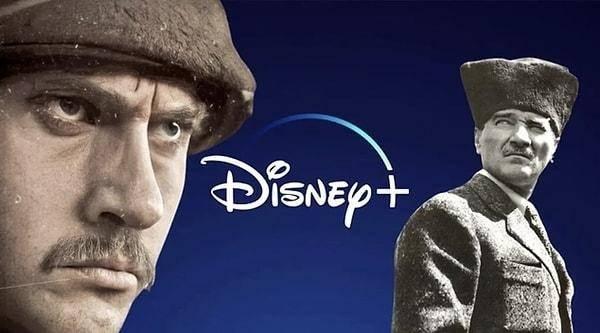 Disney Plus?n 29 Ekim?de yaynlanmas planlanan Atatrk dizisi, Ermeni lobisinin basklar nedeniyle iptal oldu. Skandal karara sosyal medyadan tepki yaarken binlerce kii aboneliini iptal ettiriken baz sanatlar  maymunu oynuyor.