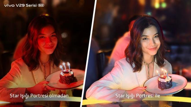 Kullanclar kamerann deien renk scaklklarna uyum salamasna olanak tanyan Akll Renk Scakl Ayarn kullanarak lo ortamlardaki nesneleri aydnlatp zelliklerini belirgin hale getirerek etkileyici ve net portreler ekebiliyorlar.