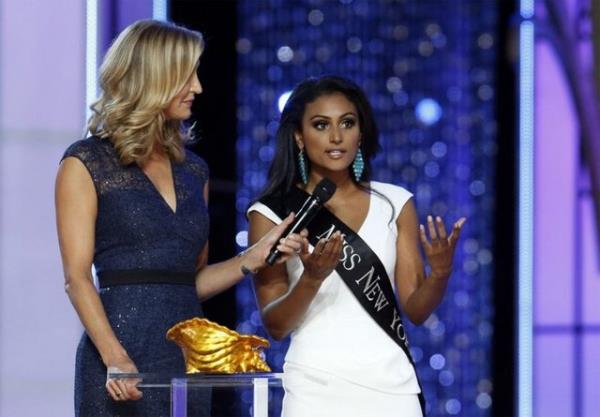Hintli gzel Nina Davuluri, 2014 Miss America'ya damgasn vurdu!