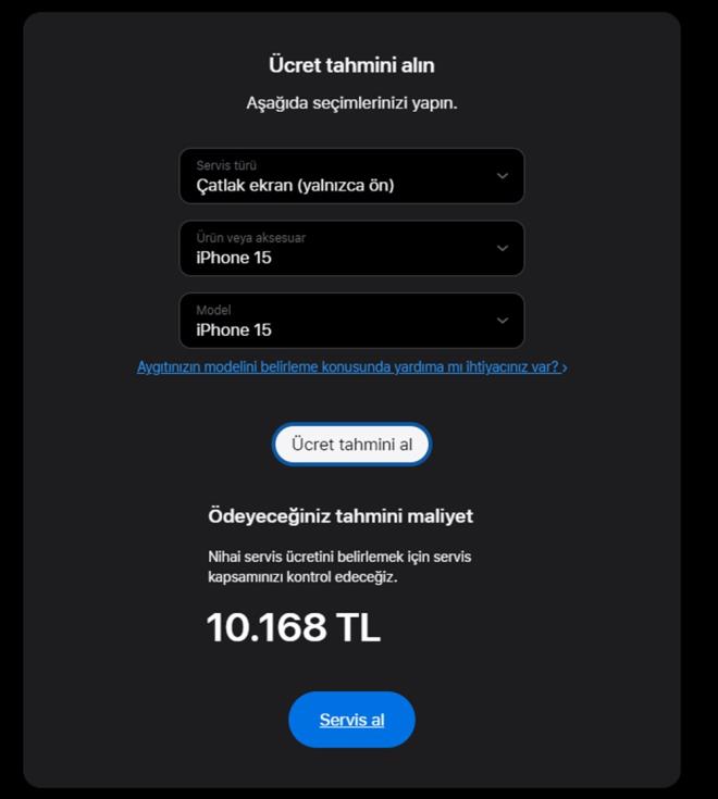 PHONE 15    iPhone 15'in yalnzca n cam deiim fiyat 10 bin 168 TL olarak belirlendi.