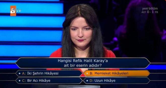 Yarmac ikinci baraj sorusuna kadar geldi.