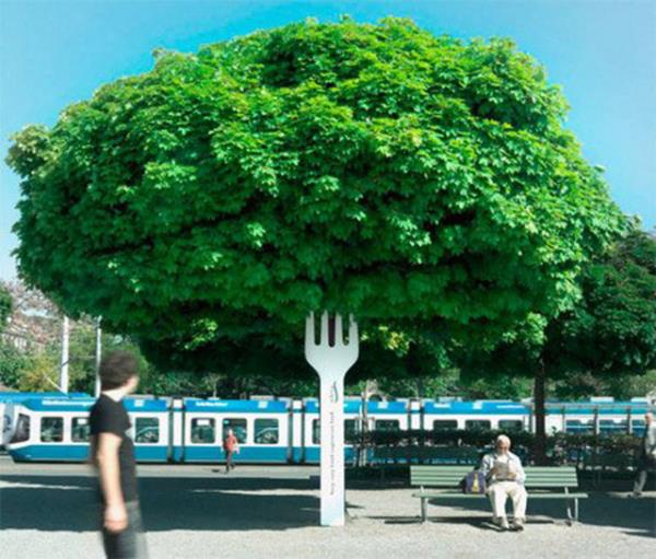 Vejetaryen restoran reklam